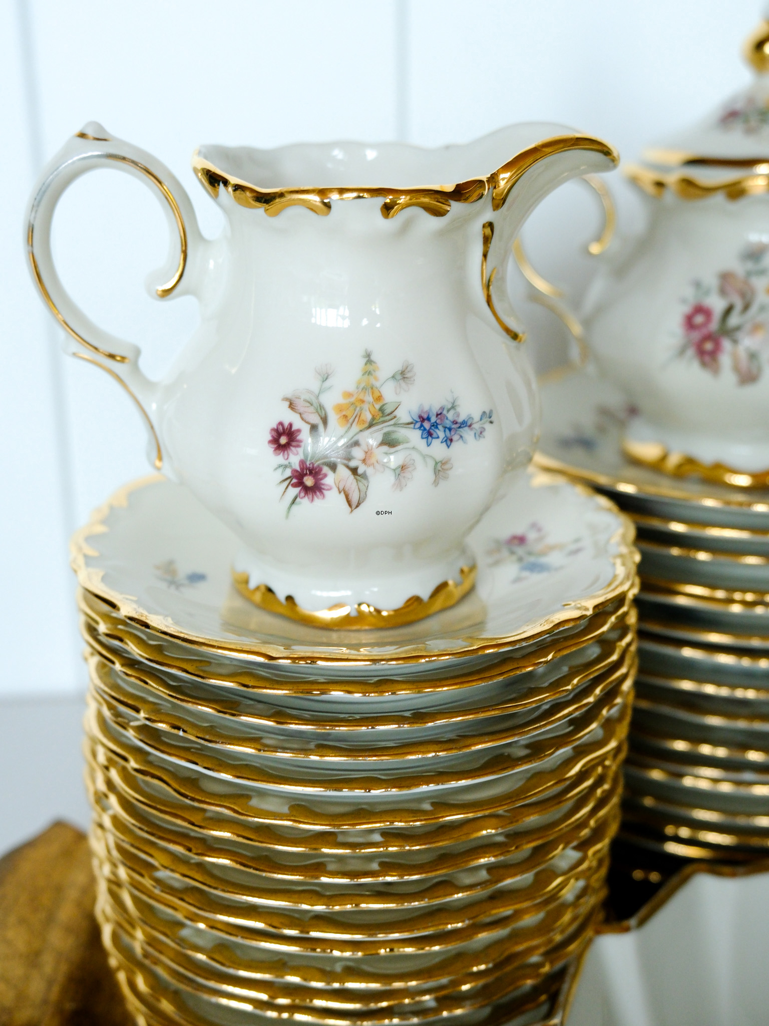 Broholm kaffestel - Samlet 40 dele