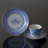 Castle Dinner set Cup and plate with Marselisborg, Bing & Grondahl
