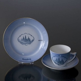 Castle Dinner set Cup and plate with Rosenborg, Bing & Grondahl