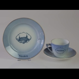 Castle Dinner set Cup and plate with Frijsenborg Castle