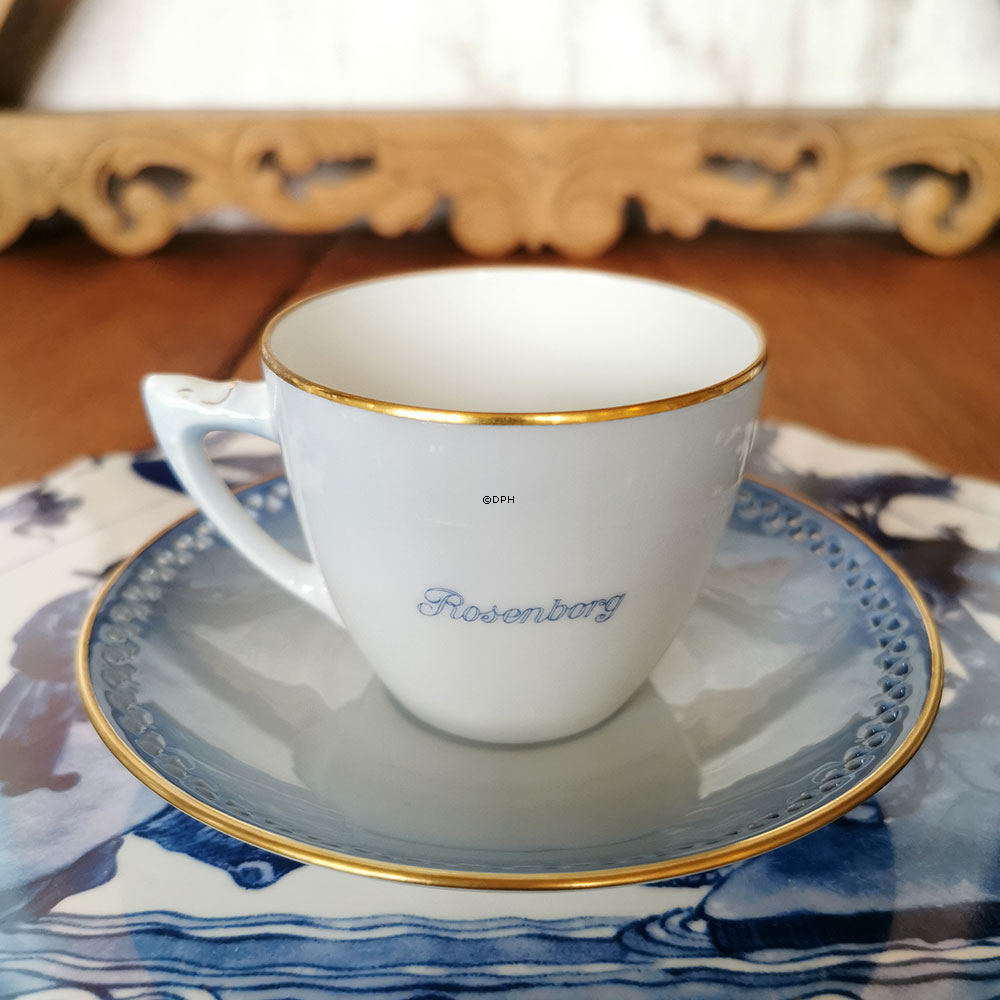 Danmarksstel, Kop (Rosenborg Slot), Bing & Grøndahl (kop Ø 7,5 cm - underkop Ø 14 cm)