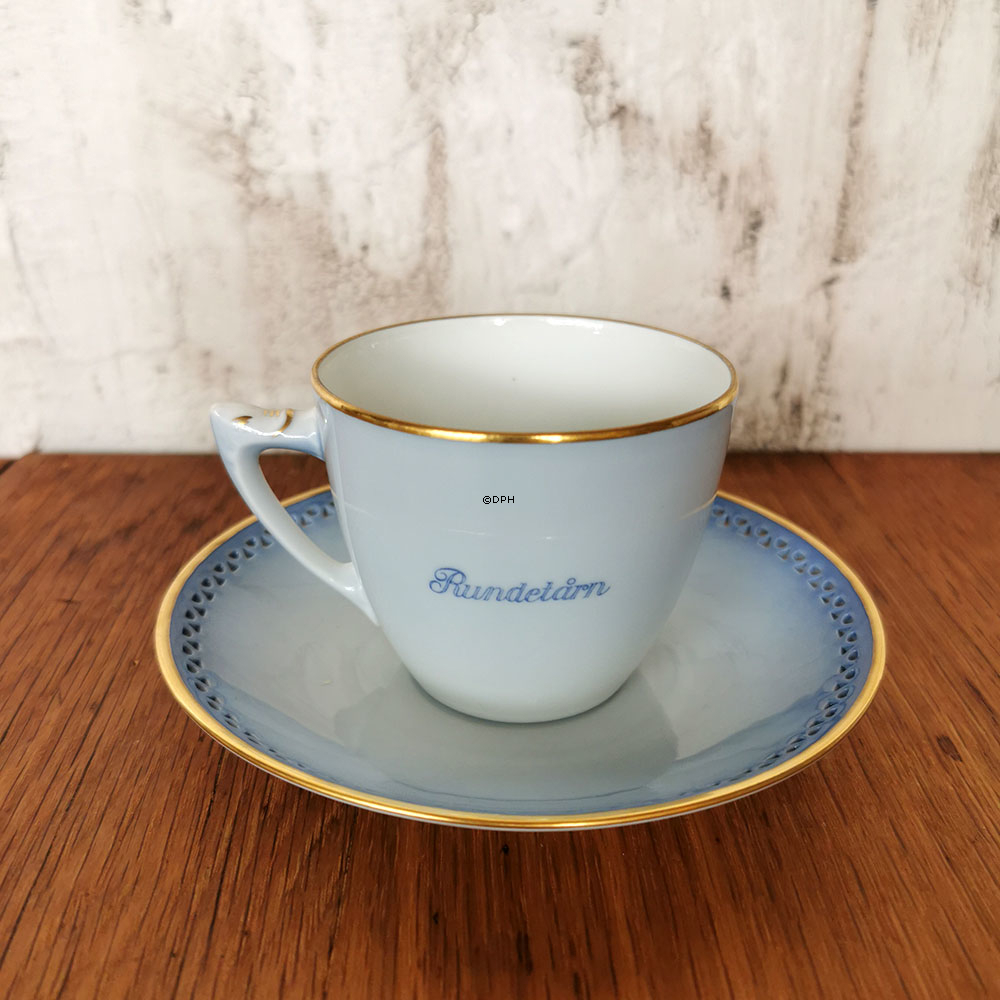 Danmarksstel, Kop (Rundetårn), Bing & Grøndahl (kop Ø 7,5 cm - underkop Ø 14 cm)