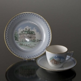 Denmark Dinner set Cup (Børsen) and Plate (Eremitagen)