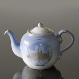 Denmark Dinner set Tea pot, Frederiksborg and Kronborg, Bing & Grondahl no. 656