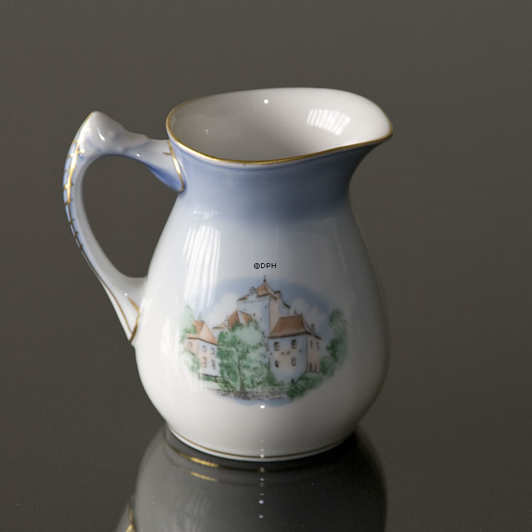 Danmarksstel, Flødekande, Højerup Kirke og Gjorslev Hovedgård, Bing & Grøndahl nr. 393-3555