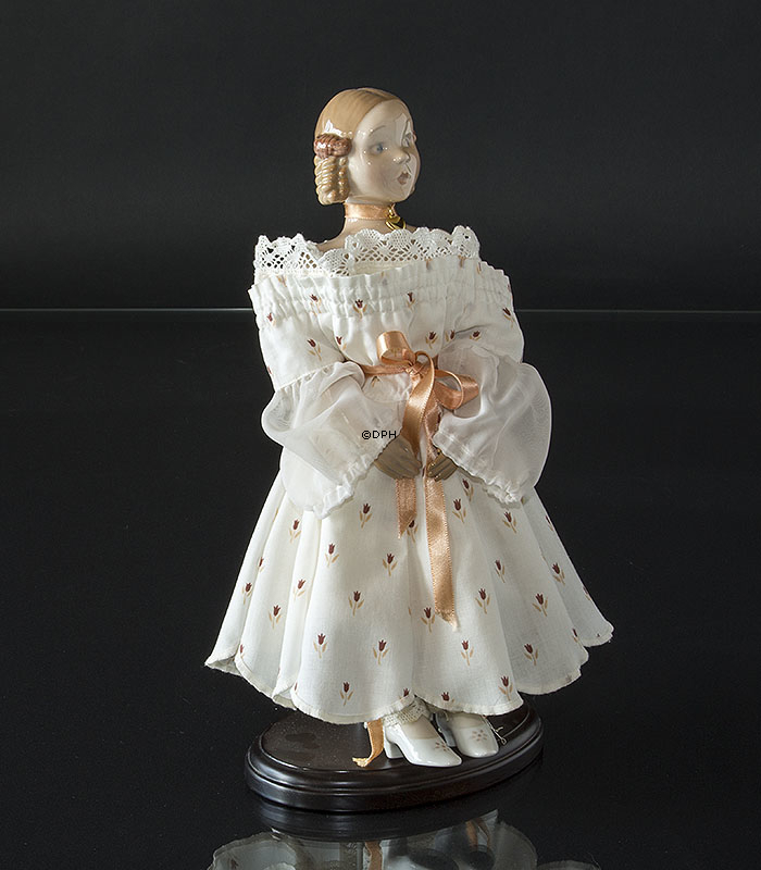 B & G årsdukke m/tøj, Trine 1985, Bing & Grøndahl