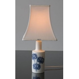 Square lampshade height 24 cm, white silk fabric
