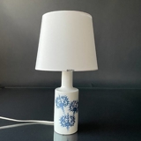 Round cylindrical lampshade height 20 cm, white chintz fabric