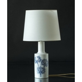 Round cylindrical lampshade height 23 cm, white chintz fabric