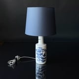 Table lamp with blå decoration F&N, large, without lampshade