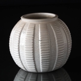 Michael Andersen Vase, White Ceramics