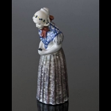Kvinde med salmebog, nr. 4418-2 keramik, Michael Andersen & Søn