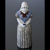 Frau mit Gesangbuch, Keramik, Nr. 4418-3, groß, Michael Andersen & Sohn