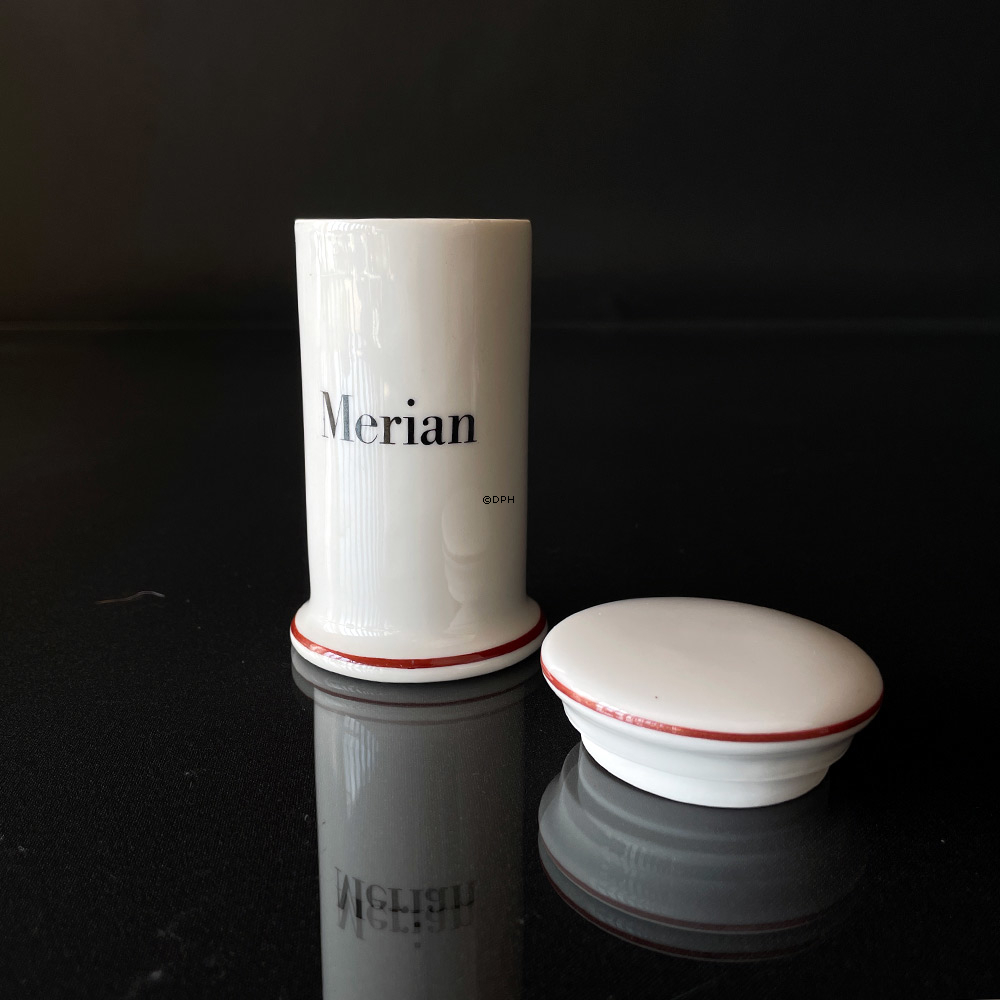 Bing & Grøndahl krydderikrukke, Merian, nr. 497