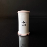Bing & Grondahl Spice jar, "Peber sort", (pepper black), no. 497