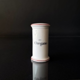 Bing & Grondahl Spice jar, "Oregano", no. 497