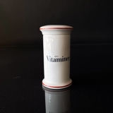 Bing & Grondahl Spice jar, "Vitaminer" (vitamins), no. 497