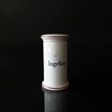 Bing & Grondahl Spice jar, "Ingefær" (Ginger), no. 497