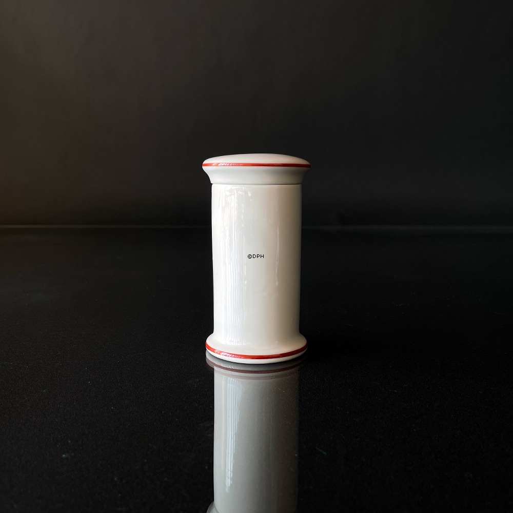 Bing & Grøndahl krydderikrukke, med billede af cigaret, nr. 497