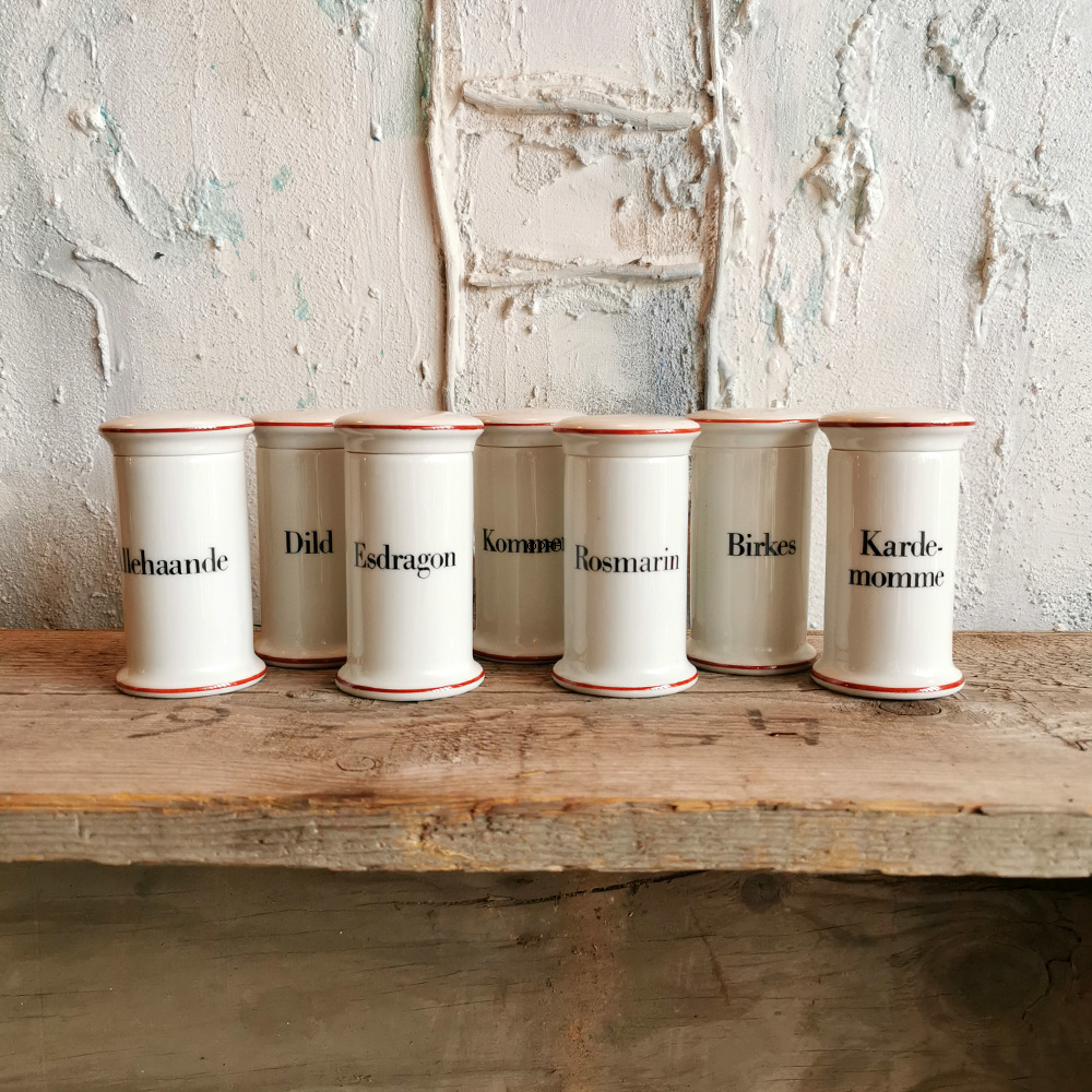 Bing & Grøndahl krydderikrukke, Dild, nr. 497