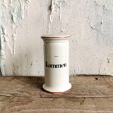 Bing & Grondahl Spice jar, "Kommen", (Cumin), no. 497