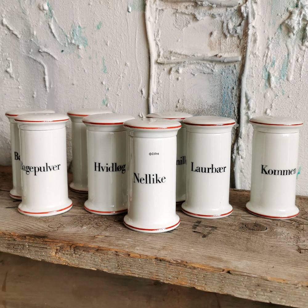 Bing & Grøndahl krydderikrukke, Bagepulver nr. 497