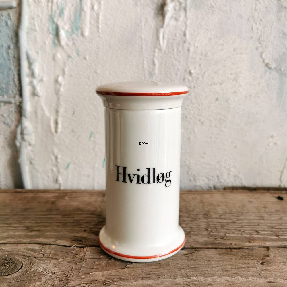 Bing & Grøndahl krydderikrukke, Hvidløg nr. 497