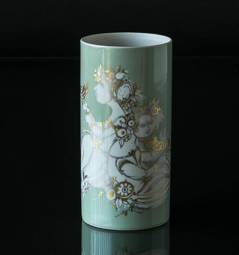 Rosenthal wiinblad vase, grøn