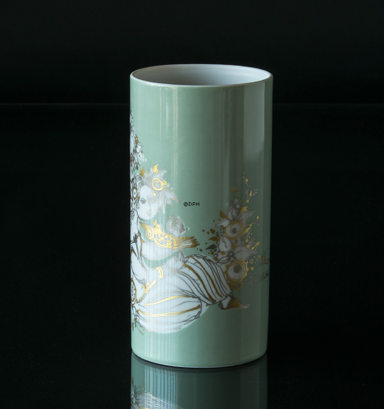 Rosenthal wiinblad vase, grøn