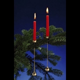 Asmussen Hamlet Design Kerzenhalter für Weihnachtsbaum, glatt