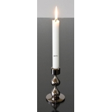 Asmussen Hamlet design candlestick with 2 drops, tin