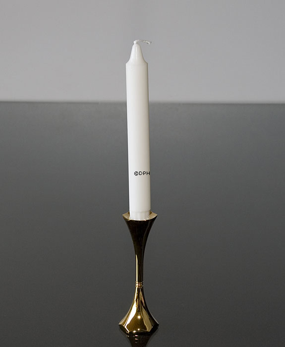 Asmussen Hexa lysestage i guld, mellem