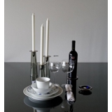 Asmussen Safir candlestick smoke and tinned, small