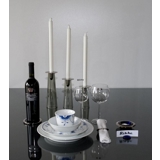 Asmussen Safir candlestick smoke and tinned, medium