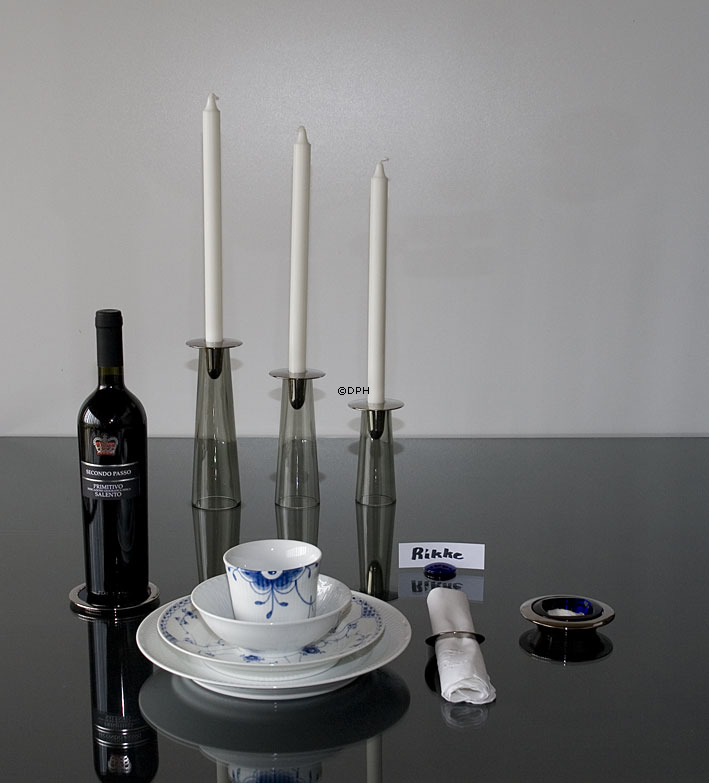 Asmussen glas/flaskebakke, fortinnet