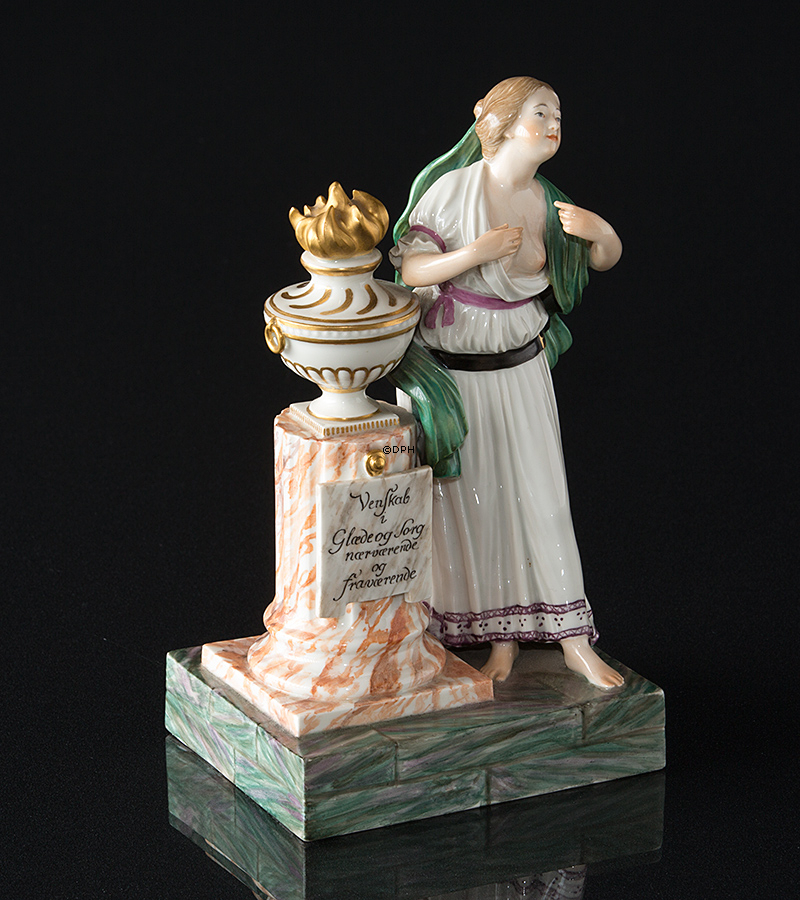 Venskabsfigur, Royal Copenhagen overglasur figur