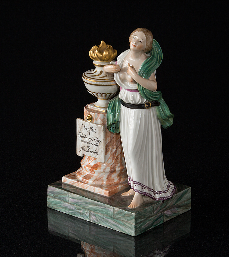 Venskabsfigur, Royal Copenhagen overglasur figur