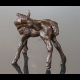 Just Andersen Figure, standing foal scratching, Disko metal