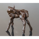 Just Andersen Figure, standing foal scratching, Disko metal