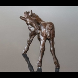Just Andersen Figure, standing foal scratching, Disko metal