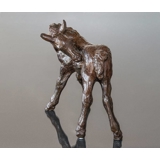 Just Andersen Figure, standing foal scratching, Disko metal