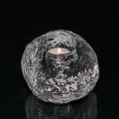 "Snebold" glas fyrfadsstage, 9 cm, Kosta Boda