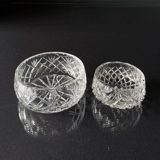 Kristallglasschale mit Gravuren