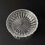 Crystal glass low bowl wiith engravings