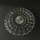 Kristallglas Platte mit Gravuren