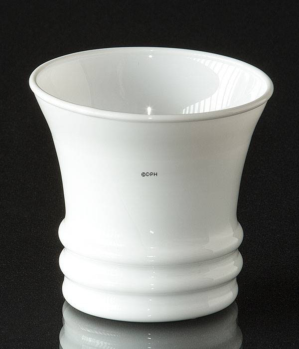 Holmegaard vase/urtepotte, opal, lille