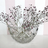 Crystal glass bowl wiith engravings