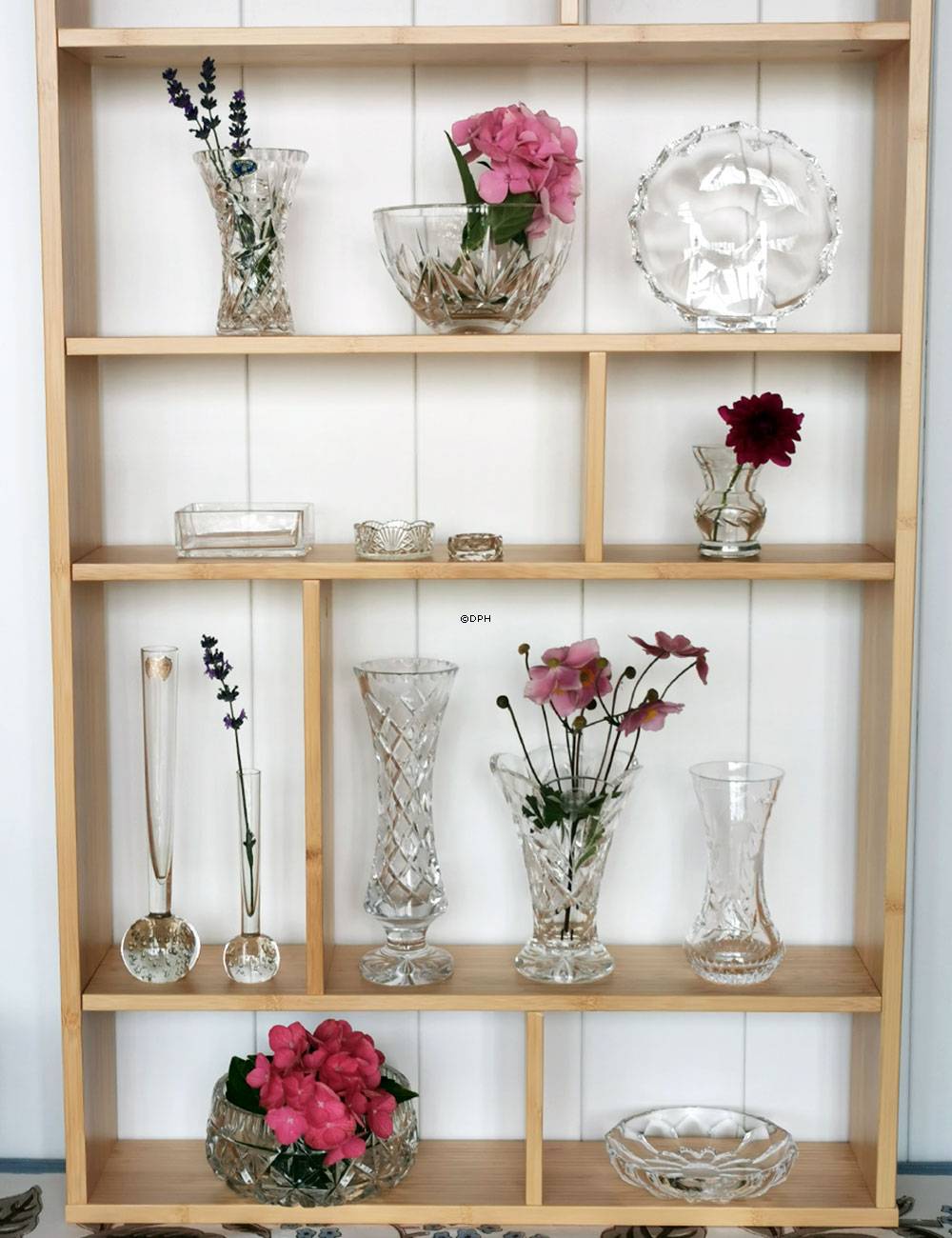 Kagetallerken / Isasiet, glas skål med "kanter"