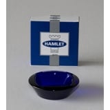 Asmussen Hamlet design dish/salt cellar, square, blue