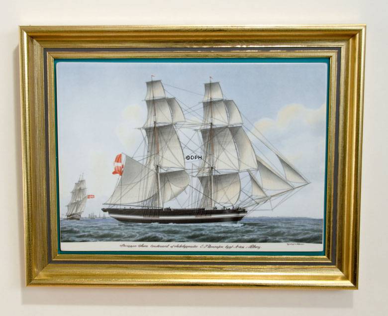 Danske Skibsportrætter, Briggen Sara, Bing og Grøndahl